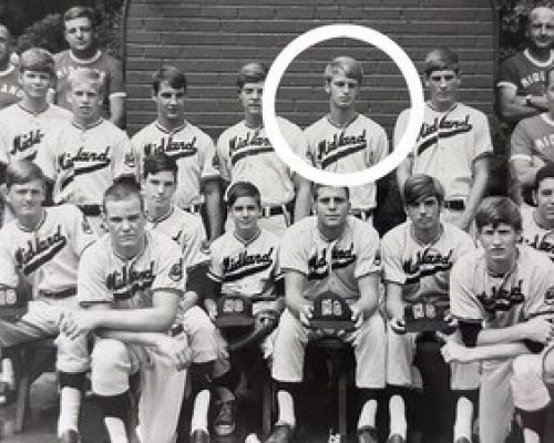 Drew Horter on the 1969 Connie Mack State Championship Midland Team